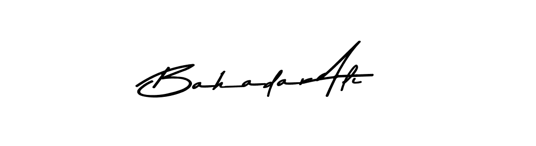 The best way (Asem Kandis PERSONAL USE) to make a short signature is to pick only two or three words in your name. The name Bahadar Ali include a total of six letters. For converting this name. Bahadar Ali signature style 9 images and pictures png