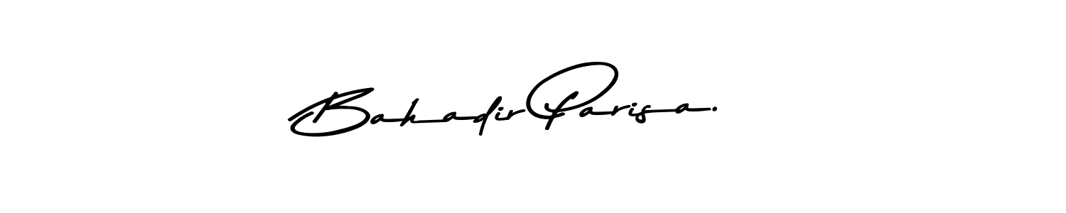 This is the best signature style for the Bahadir Parisa. name. Also you like these signature font (Asem Kandis PERSONAL USE). Mix name signature. Bahadir Parisa. signature style 9 images and pictures png