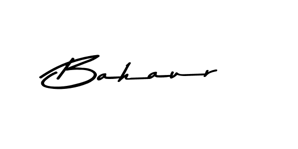 Create a beautiful signature design for name Bahaur. With this signature (Asem Kandis PERSONAL USE) fonts, you can make a handwritten signature for free. Bahaur signature style 9 images and pictures png