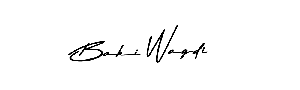 Here are the top 10 professional signature styles for the name Bahi Wagdi. These are the best autograph styles you can use for your name. Bahi Wagdi signature style 9 images and pictures png