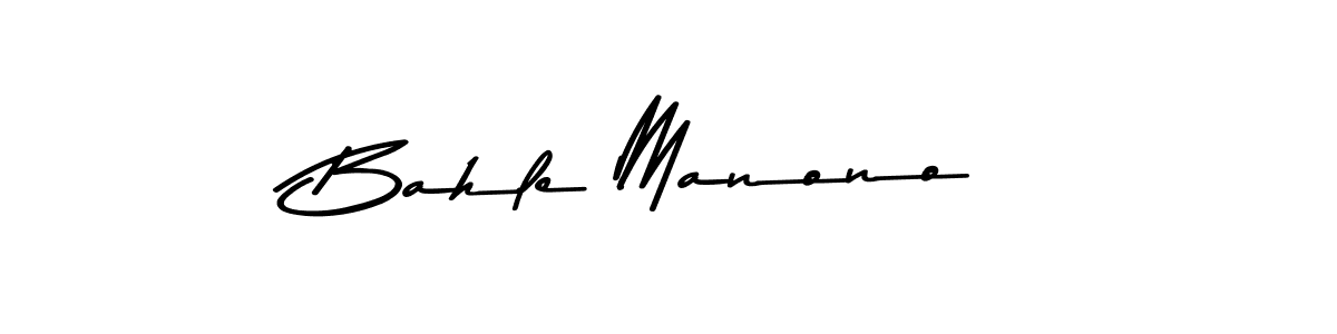 How to make Bahle Manono name signature. Use Asem Kandis PERSONAL USE style for creating short signs online. This is the latest handwritten sign. Bahle Manono signature style 9 images and pictures png