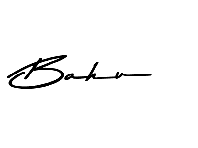 How to make Bahu name signature. Use Asem Kandis PERSONAL USE style for creating short signs online. This is the latest handwritten sign. Bahu signature style 9 images and pictures png