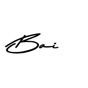 This is the best signature style for the Bai name. Also you like these signature font (Asem Kandis PERSONAL USE). Mix name signature. Bai signature style 9 images and pictures png