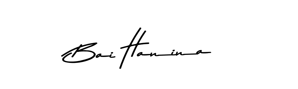 Also You can easily find your signature by using the search form. We will create Bai Hanina name handwritten signature images for you free of cost using Asem Kandis PERSONAL USE sign style. Bai Hanina signature style 9 images and pictures png
