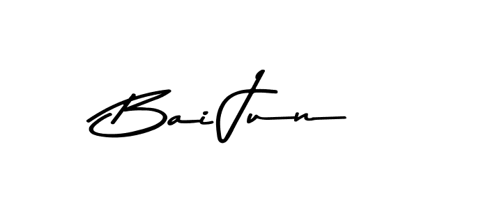 Design your own signature with our free online signature maker. With this signature software, you can create a handwritten (Asem Kandis PERSONAL USE) signature for name Bai Jun. Bai Jun signature style 9 images and pictures png