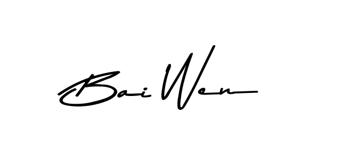 Make a short Bai Wen signature style. Manage your documents anywhere anytime using Asem Kandis PERSONAL USE. Create and add eSignatures, submit forms, share and send files easily. Bai Wen signature style 9 images and pictures png