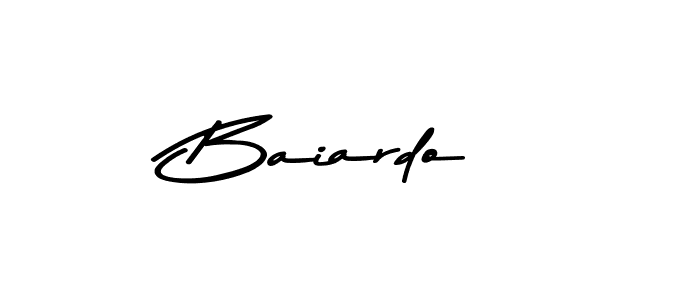 Make a beautiful signature design for name Baiardo. With this signature (Asem Kandis PERSONAL USE) style, you can create a handwritten signature for free. Baiardo signature style 9 images and pictures png