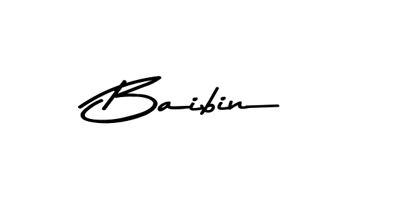 Create a beautiful signature design for name Baibin. With this signature (Asem Kandis PERSONAL USE) fonts, you can make a handwritten signature for free. Baibin signature style 9 images and pictures png