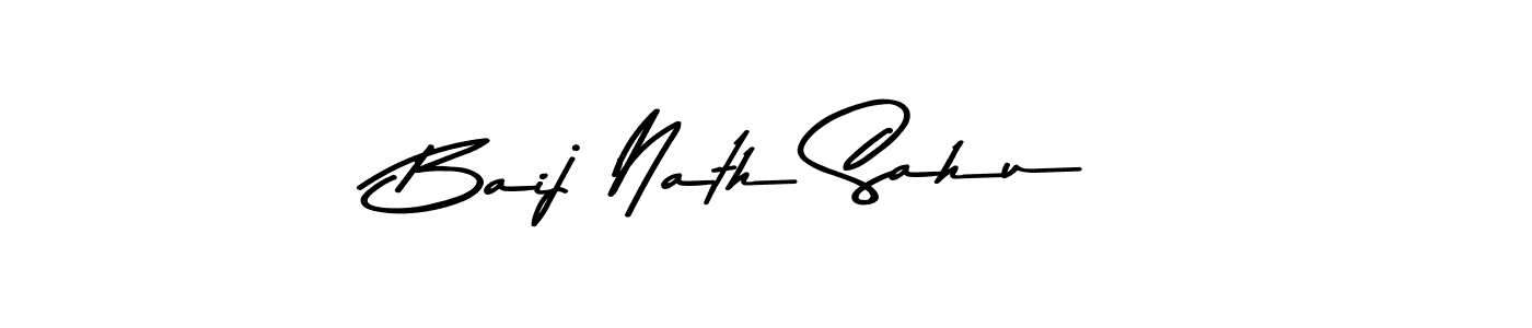 Also You can easily find your signature by using the search form. We will create Baij Nath Sahu name handwritten signature images for you free of cost using Asem Kandis PERSONAL USE sign style. Baij Nath Sahu signature style 9 images and pictures png