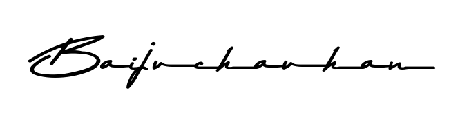 Give your name Baijuchauhan an exquisite flair with the Asem Kandis PERSONAL USE script font. Ideal for contracts, resumes, and formal letterheads. Baijuchauhan signature style 9 images and pictures png