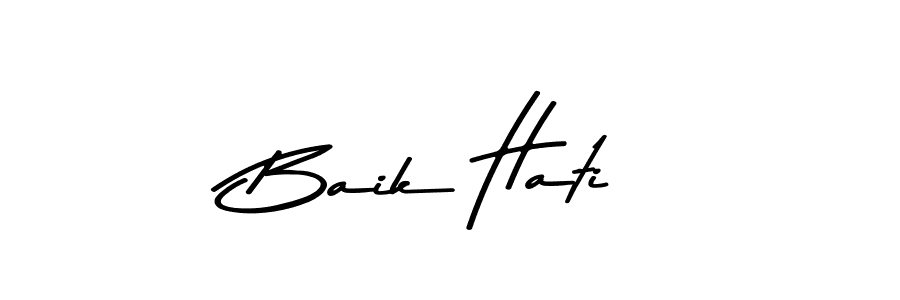 Check out images of Autograph of Baik Hati name. Actor Baik Hati Signature Style. Asem Kandis PERSONAL USE is a professional sign style online. Baik Hati signature style 9 images and pictures png