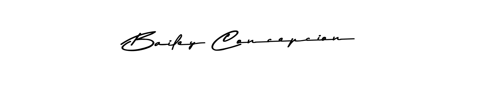 Design your own signature with our free online signature maker. With this signature software, you can create a handwritten (Asem Kandis PERSONAL USE) signature for name Bailey Concepcion. Bailey Concepcion signature style 9 images and pictures png
