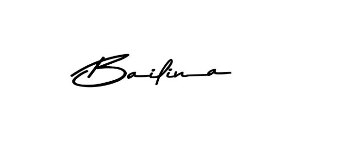 How to make Bailina signature? Asem Kandis PERSONAL USE is a professional autograph style. Create handwritten signature for Bailina name. Bailina signature style 9 images and pictures png