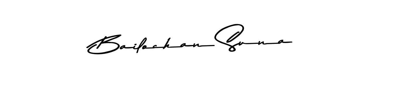 Similarly Asem Kandis PERSONAL USE is the best handwritten signature design. Signature creator online .You can use it as an online autograph creator for name Bailochan Suna. Bailochan Suna signature style 9 images and pictures png