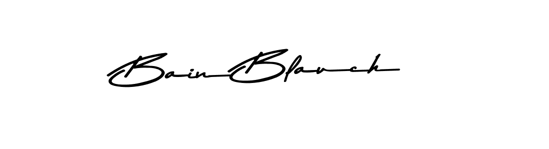 How to make Bain Blauch name signature. Use Asem Kandis PERSONAL USE style for creating short signs online. This is the latest handwritten sign. Bain Blauch signature style 9 images and pictures png