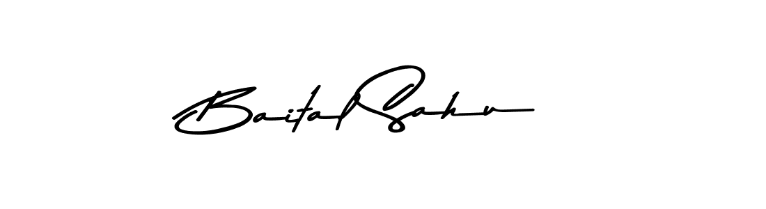 Design your own signature with our free online signature maker. With this signature software, you can create a handwritten (Asem Kandis PERSONAL USE) signature for name Baital Sahu. Baital Sahu signature style 9 images and pictures png