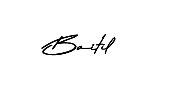 Also we have Baitil name is the best signature style. Create professional handwritten signature collection using Asem Kandis PERSONAL USE autograph style. Baitil signature style 9 images and pictures png