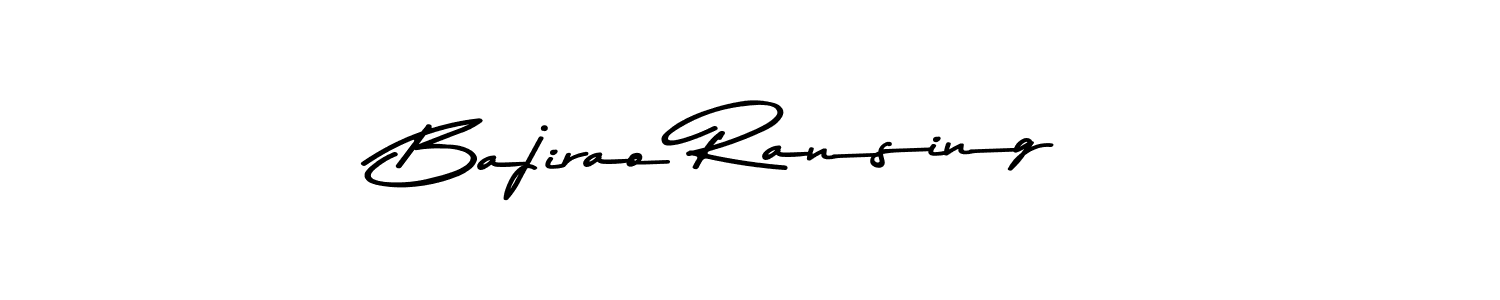 It looks lik you need a new signature style for name Bajirao Ransing. Design unique handwritten (Asem Kandis PERSONAL USE) signature with our free signature maker in just a few clicks. Bajirao Ransing signature style 9 images and pictures png