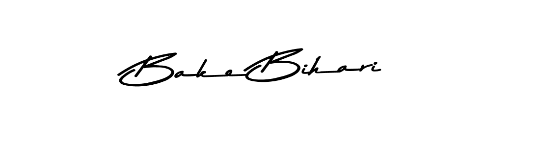 How to make Bake Bihari name signature. Use Asem Kandis PERSONAL USE style for creating short signs online. This is the latest handwritten sign. Bake Bihari signature style 9 images and pictures png