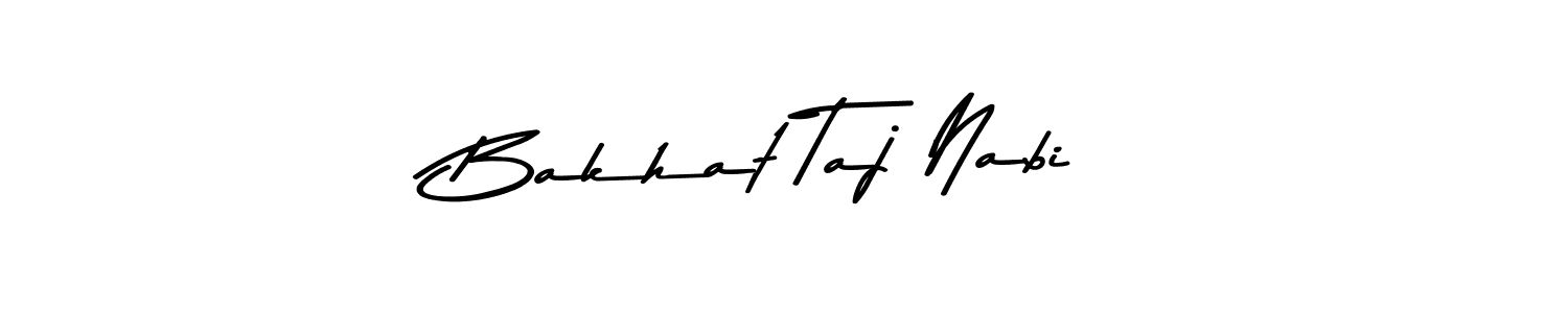 Make a beautiful signature design for name Bakhat Taj Nabi. With this signature (Asem Kandis PERSONAL USE) style, you can create a handwritten signature for free. Bakhat Taj Nabi signature style 9 images and pictures png