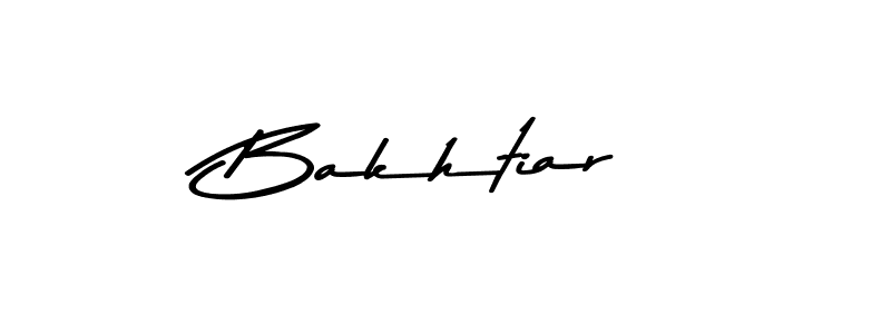 Make a beautiful signature design for name Bakhtiar. With this signature (Asem Kandis PERSONAL USE) style, you can create a handwritten signature for free. Bakhtiar signature style 9 images and pictures png