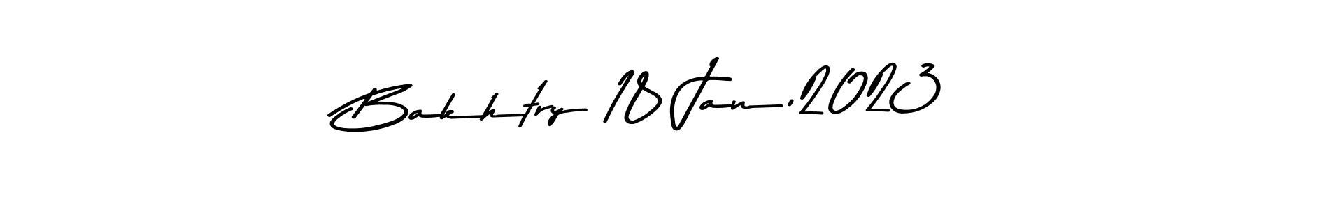 Use a signature maker to create a handwritten signature online. With this signature software, you can design (Asem Kandis PERSONAL USE) your own signature for name Bakhtry 18 Jan,2023. Bakhtry 18 Jan,2023 signature style 9 images and pictures png