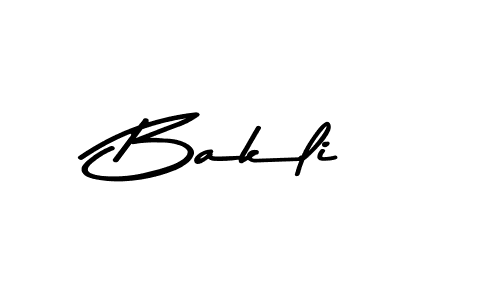 Make a beautiful signature design for name Bakli. With this signature (Asem Kandis PERSONAL USE) style, you can create a handwritten signature for free. Bakli signature style 9 images and pictures png
