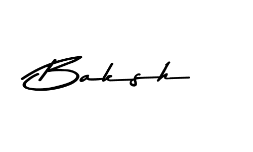 Make a beautiful signature design for name Baksh. Use this online signature maker to create a handwritten signature for free. Baksh signature style 9 images and pictures png