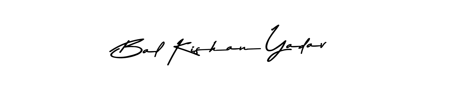 Design your own signature with our free online signature maker. With this signature software, you can create a handwritten (Asem Kandis PERSONAL USE) signature for name Bal Kishan Yadav. Bal Kishan Yadav signature style 9 images and pictures png