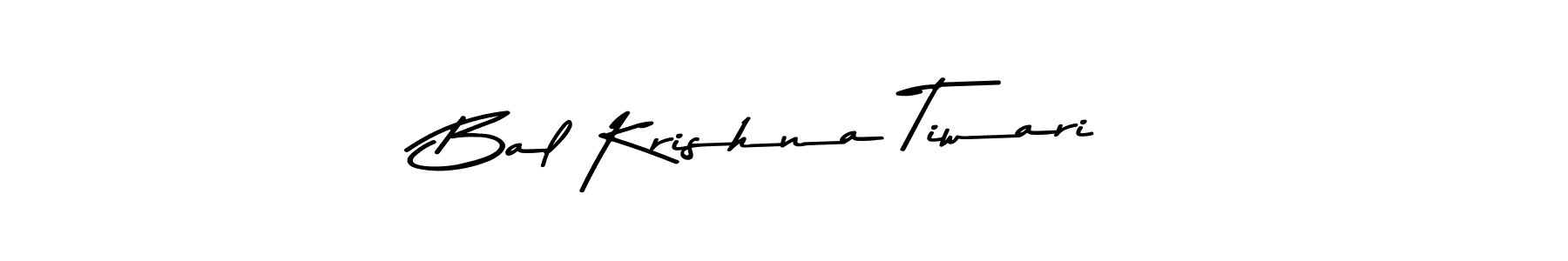Make a beautiful signature design for name Bal Krishna Tiwari. With this signature (Asem Kandis PERSONAL USE) style, you can create a handwritten signature for free. Bal Krishna Tiwari signature style 9 images and pictures png