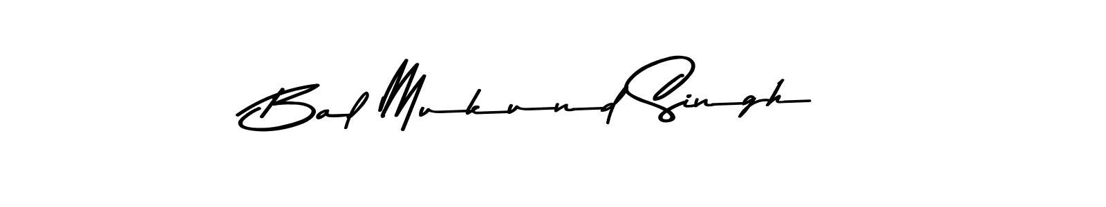 How to make Bal Mukund Singh signature? Asem Kandis PERSONAL USE is a professional autograph style. Create handwritten signature for Bal Mukund Singh name. Bal Mukund Singh signature style 9 images and pictures png