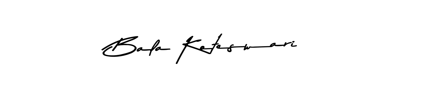 You can use this online signature creator to create a handwritten signature for the name Bala Koteswari. This is the best online autograph maker. Bala Koteswari signature style 9 images and pictures png