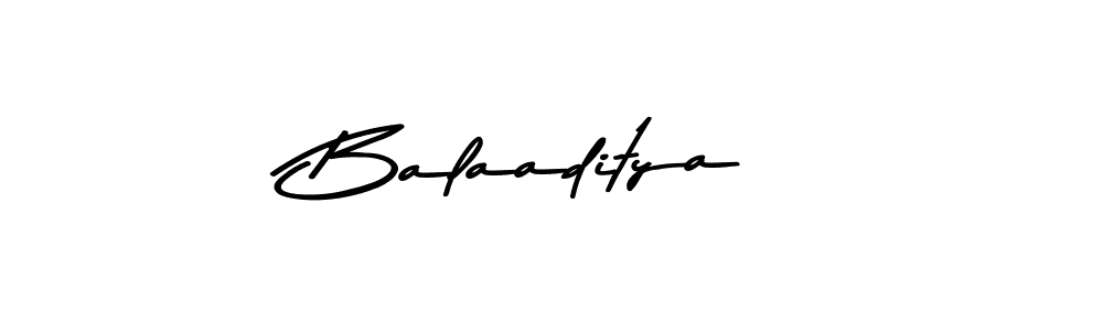 Make a beautiful signature design for name Balaaditya. With this signature (Asem Kandis PERSONAL USE) style, you can create a handwritten signature for free. Balaaditya signature style 9 images and pictures png