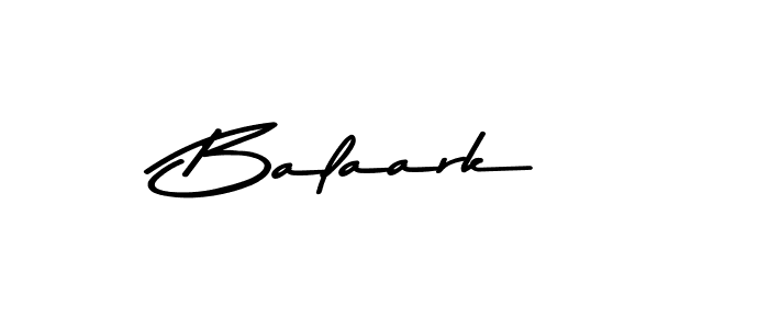 Make a beautiful signature design for name Balaark. With this signature (Asem Kandis PERSONAL USE) style, you can create a handwritten signature for free. Balaark signature style 9 images and pictures png