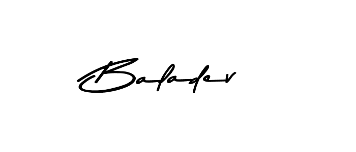 You should practise on your own different ways (Asem Kandis PERSONAL USE) to write your name (Baladev) in signature. don't let someone else do it for you. Baladev signature style 9 images and pictures png