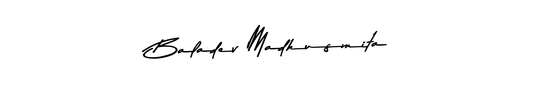 Here are the top 10 professional signature styles for the name Baladev Madhusmita. These are the best autograph styles you can use for your name. Baladev Madhusmita signature style 9 images and pictures png