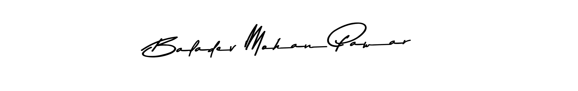 How to make Baladev Mohan Pawar signature? Asem Kandis PERSONAL USE is a professional autograph style. Create handwritten signature for Baladev Mohan Pawar name. Baladev Mohan Pawar signature style 9 images and pictures png