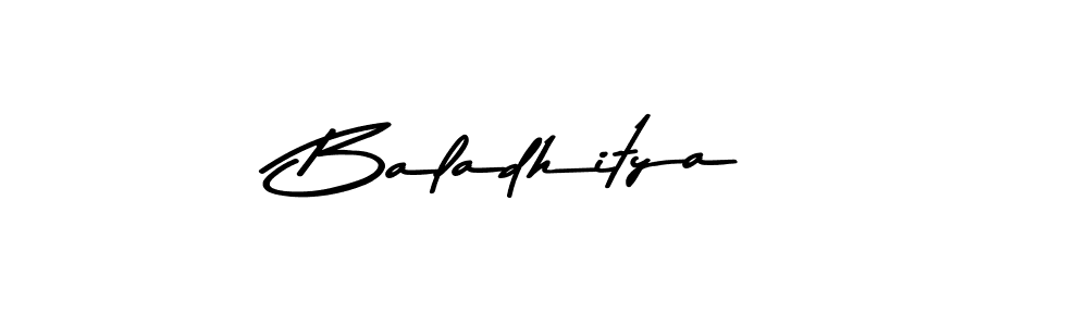 Baladhitya stylish signature style. Best Handwritten Sign (Asem Kandis PERSONAL USE) for my name. Handwritten Signature Collection Ideas for my name Baladhitya. Baladhitya signature style 9 images and pictures png