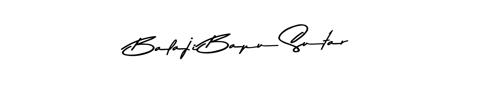 Design your own signature with our free online signature maker. With this signature software, you can create a handwritten (Asem Kandis PERSONAL USE) signature for name Balaji Bapu Sutar. Balaji Bapu Sutar signature style 9 images and pictures png
