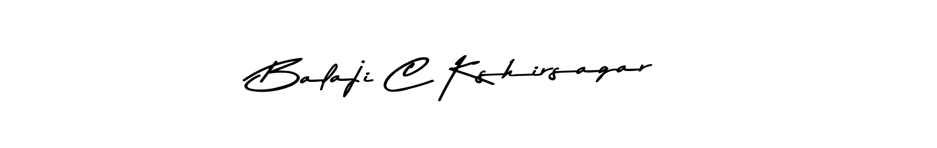 Balaji C Kshirsagar stylish signature style. Best Handwritten Sign (Asem Kandis PERSONAL USE) for my name. Handwritten Signature Collection Ideas for my name Balaji C Kshirsagar. Balaji C Kshirsagar signature style 9 images and pictures png