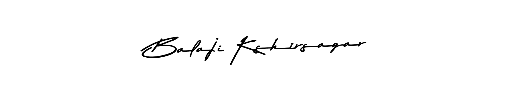 Use a signature maker to create a handwritten signature online. With this signature software, you can design (Asem Kandis PERSONAL USE) your own signature for name Balaji Kshirsagar. Balaji Kshirsagar signature style 9 images and pictures png