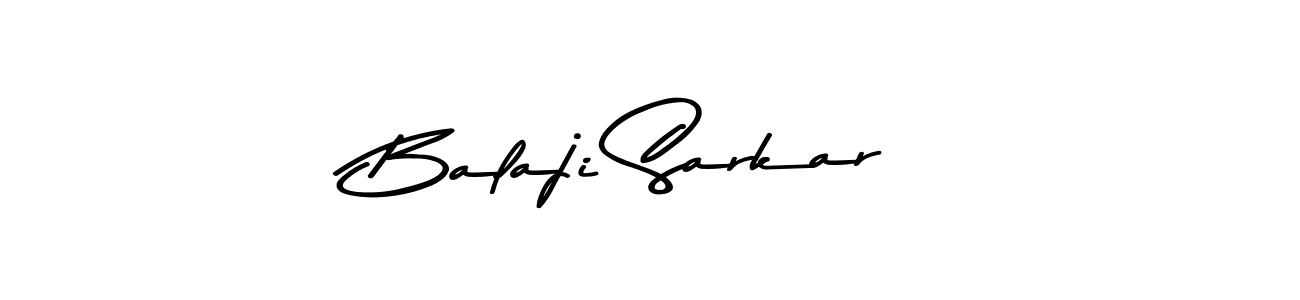 Make a beautiful signature design for name Balaji Sarkar. With this signature (Asem Kandis PERSONAL USE) style, you can create a handwritten signature for free. Balaji Sarkar signature style 9 images and pictures png