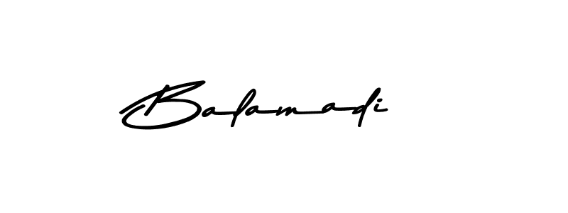 Balamadi stylish signature style. Best Handwritten Sign (Asem Kandis PERSONAL USE) for my name. Handwritten Signature Collection Ideas for my name Balamadi. Balamadi signature style 9 images and pictures png