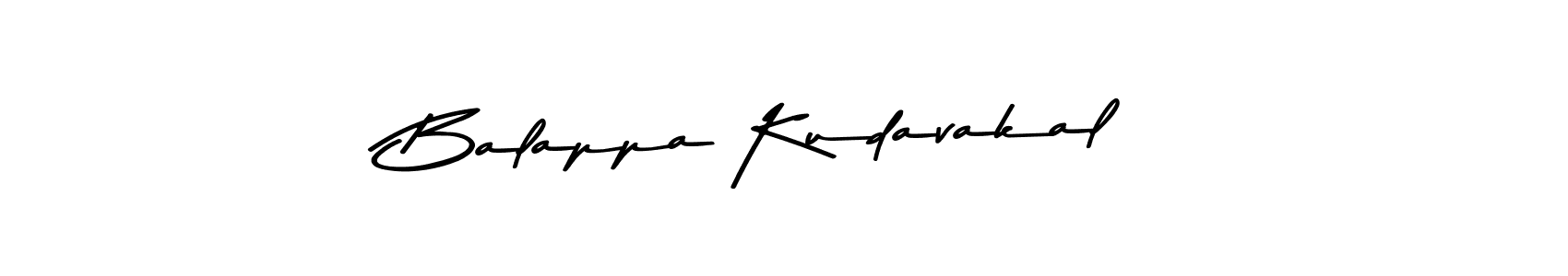 You should practise on your own different ways (Asem Kandis PERSONAL USE) to write your name (Balappa Kudavakal) in signature. don't let someone else do it for you. Balappa Kudavakal signature style 9 images and pictures png