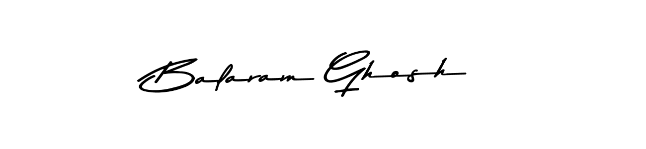 How to make Balaram Ghosh name signature. Use Asem Kandis PERSONAL USE style for creating short signs online. This is the latest handwritten sign. Balaram Ghosh signature style 9 images and pictures png
