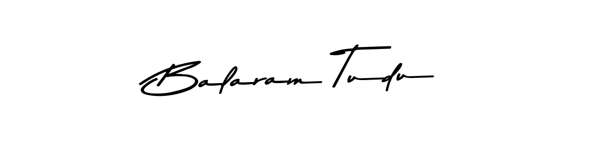 Design your own signature with our free online signature maker. With this signature software, you can create a handwritten (Asem Kandis PERSONAL USE) signature for name Balaram Tudu. Balaram Tudu signature style 9 images and pictures png