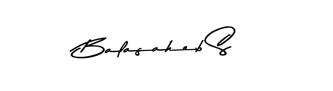 Design your own signature with our free online signature maker. With this signature software, you can create a handwritten (Asem Kandis PERSONAL USE) signature for name Balasaheb S. Balasaheb S signature style 9 images and pictures png
