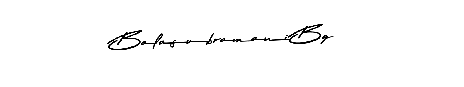 How to make Balasubramani Bg signature? Asem Kandis PERSONAL USE is a professional autograph style. Create handwritten signature for Balasubramani Bg name. Balasubramani Bg signature style 9 images and pictures png