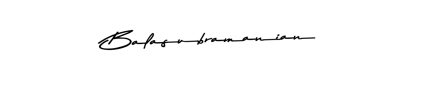 Make a beautiful signature design for name Balasubramanian. With this signature (Asem Kandis PERSONAL USE) style, you can create a handwritten signature for free. Balasubramanian signature style 9 images and pictures png