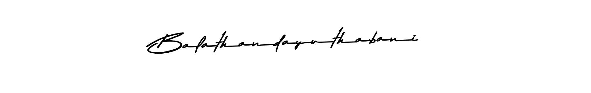Create a beautiful signature design for name Balathandayuthabani. With this signature (Asem Kandis PERSONAL USE) fonts, you can make a handwritten signature for free. Balathandayuthabani signature style 9 images and pictures png